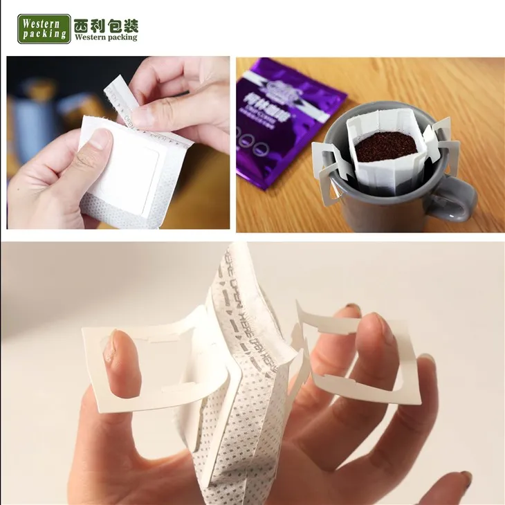 Drip coffee filling machine filter