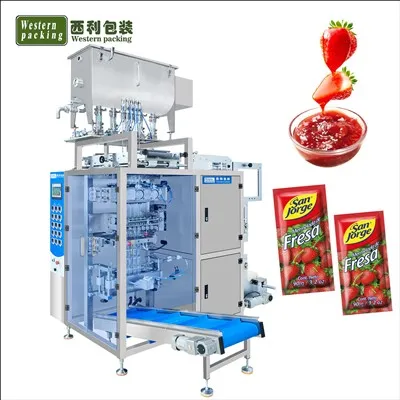 Máy đóng gói gói tương ớt nhiều làn