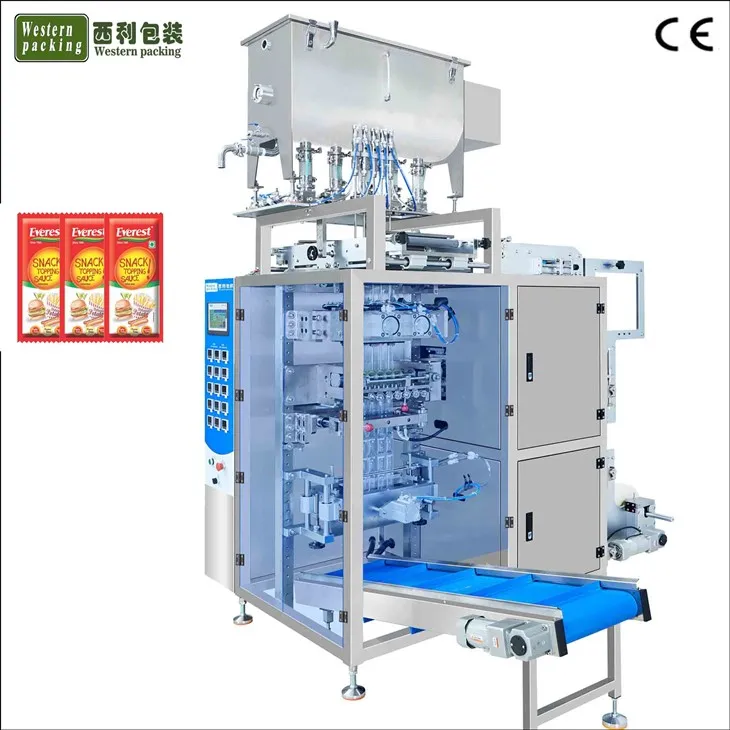 Máy đóng gói nước sốt dạng lỏng đa năng