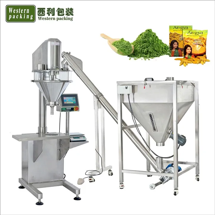 Máy chiết rót bột nhỏ bán tự động