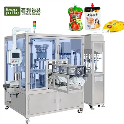 Máy chiết rót túi Doypack làm sẵn